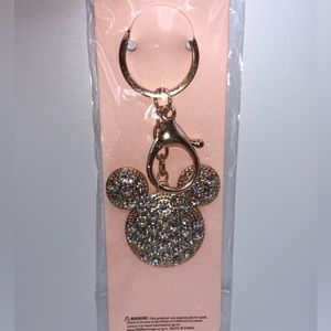 Mickey Mouse Rhinestone Keychain